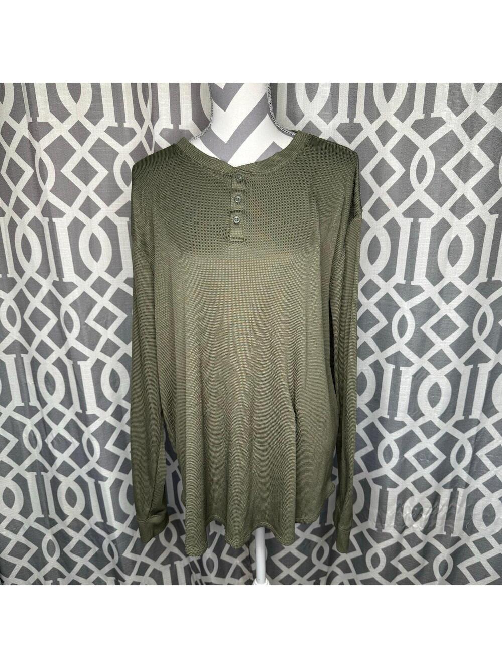 Mens All in motion waffle knit long sleeve shirt